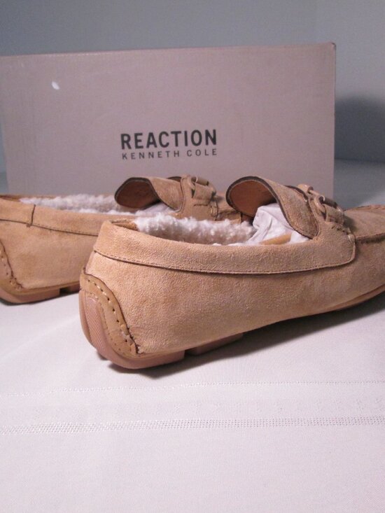 Kenneth Cole Reaction Dawson Bit Driver Loafers – Camel | Men’s Size 9 | NIB - Picture 10 of 12